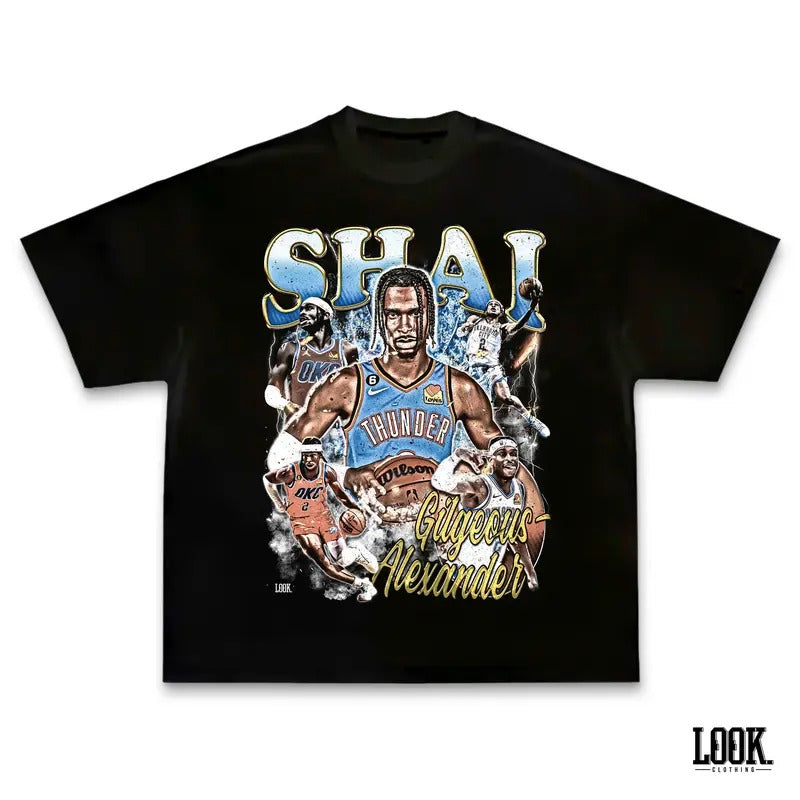 Shai Gilgeous-Alexander 'SGA' - Graphic Tee | Vintage Tee Graphic T-Shirt Sweatshirt Hoodie | Sport Tee