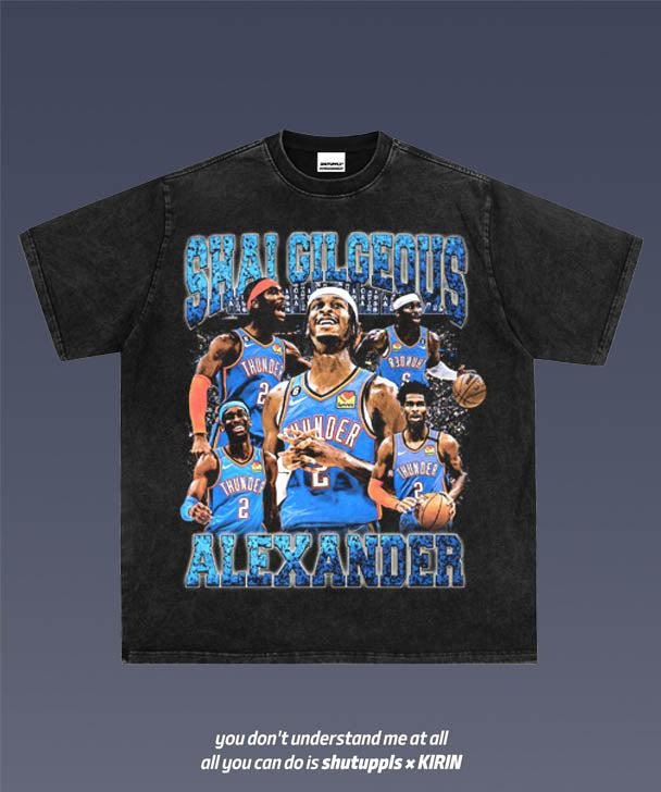 Shai Gilgeous-Alexander 1.8 TEE | VINTAGE TEE GRAPHIC T-SHIRT SWEATSHIRT HOODIE | SPORT TEE -  GIFT FOR FAN | GrindPrints.com