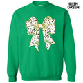 Shamrock Black Dot Bow Sweatshirt T-Shirts, Hoodie | GrindPrints.com