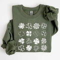Shamrock Doodles, Retro St Patrick's Day Sweatshirt T-Shirts, Hoodie | GrindPrints.com
