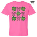 Shamrock Faux Glitter Collage Comfort Colors T-Shirt 'NLB' Hoodie, Sweatshirt | GrindPrints.com