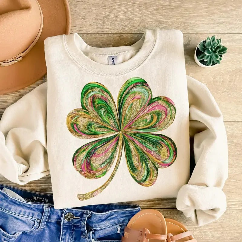 Shamrock Graphic Top T-Shirts, Hoodie, Sweatshirt | GrindPrints.com
