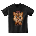 Shaolin Cat in Wushu Kung fu Stance, Martial Art - Short Sleeve Unisex, Men Made in USA T-Shirts, Hoodie, Sweatshirt