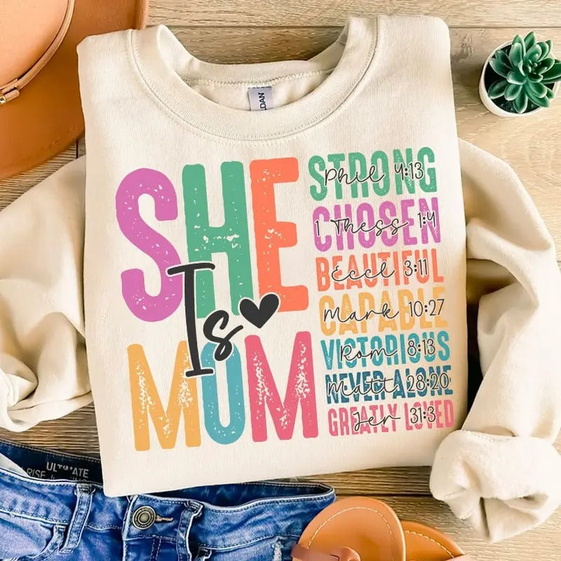 She Is Mom Shirt Retro Mother Shirt Blessed Mom Shirt Mom Shirt Mom Life Shirt Shirt Mom Shirt Mom Retro Mama Quotes T-Shirts, Hoodie, Sweatshirt