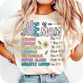 She is Mom T-Shirt, Flower Mom Shirt, Blessed Shirt, Mother's Day T-Shirt, Gift for Mom Hoodie, Sweatshirt | GrindPrints.com
