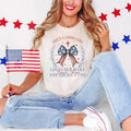 She's A Good Girl Loves Her Mama Loves Jesus And America Too Shirt, Coquette 4th Of July Shirt, American Girly Shirt,...