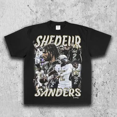 Shedeur Sanders Tee - Soft and Comfortable Shirt - Unisex - Graphic T-Shirt Hoodie, Sweatshirt | GrindPrints.com