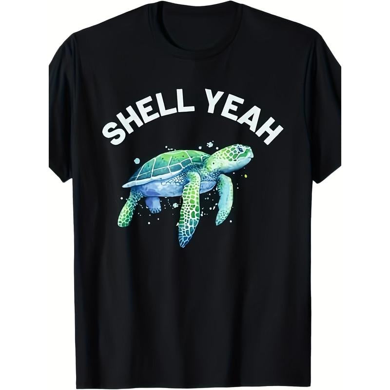 Shell Ye - Cute tortoises and turtle lovers men's T-shirt made in usa Hoodie, Sweatshirt | GrindPrints.com