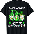 Shenanigans With My Gnomies Shamrock Happy St Patricks Day T-Shirt, Hodie and Sweater, T-Shirt Hoodie, Sweatshirt