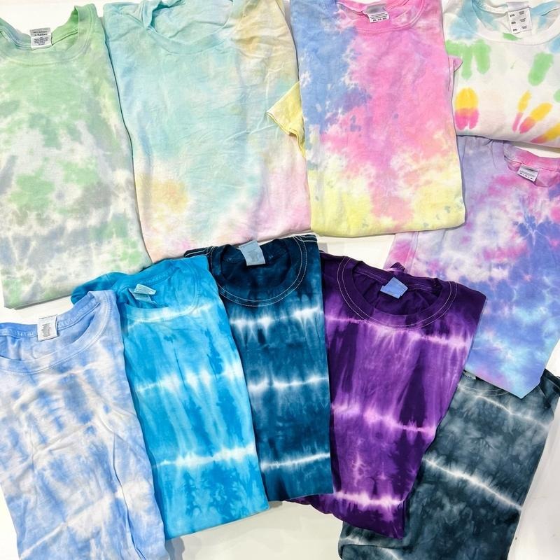 Shibori Tie Dye T-Shirt Tye Die Tshirt Plain Colorful Tees Shibori T-Shirt Hoodie, Sweatshirt | GrindPrints.com