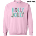 Shimmer Sequin Holly Jolly Patch Sweatshirt T-Shirts, Hoodie | GrindPrints.com