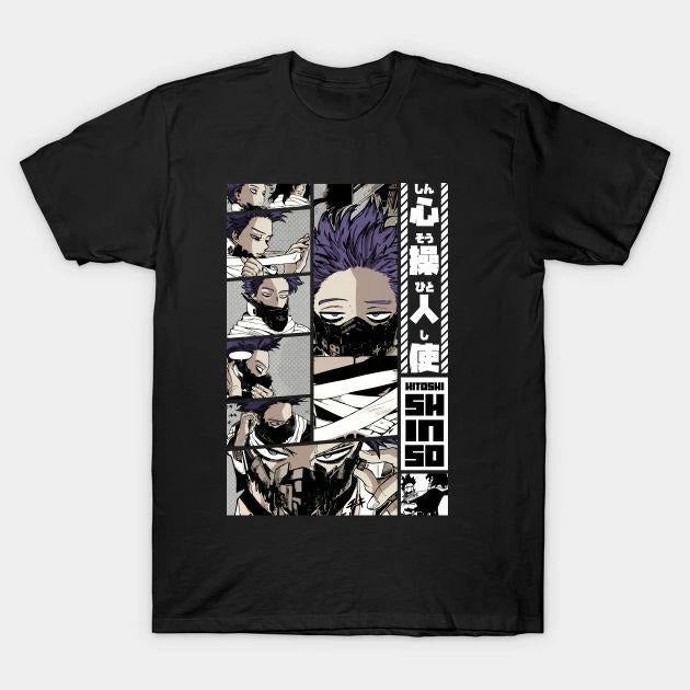 Shinsou Hitoshi T-Shirt, Japanese Anime Tees Unisex Tshirt T-Shirt Tee ALL SIZES Hoodie, Sweatshirt | GrindPrints.com