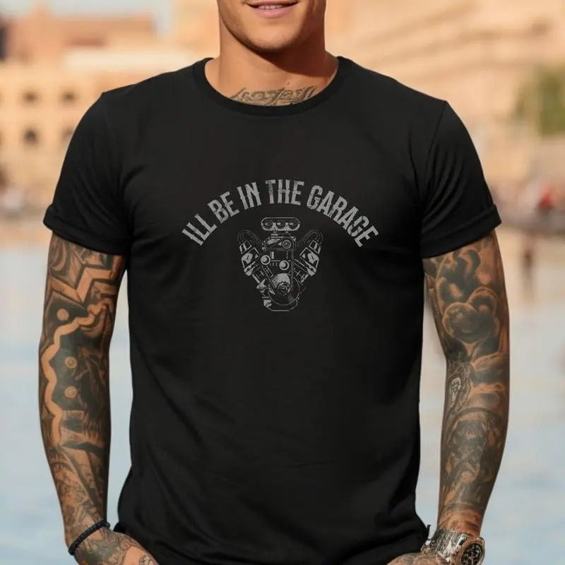 Short Sleeve Shirt ILL BE GARAGE T-Shirts, Hoodie, Sweatshirt