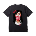 Show Off Your Style with Mariah Red Kitty Bubble Gum Big Face Tee Hoodie, Sweatshirt | GrindPrints.com