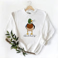 Shut The Duck Up shirt Mallard sport grey Unisex Duck Bird Watching Funny Nature, sweatshirt, hoodie Cotton Fabric