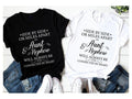 Side by Side or Miles Apart Aunt Nephew Shirt, Sister Birthday Gift Shirt, Aunt Announcement Tee, Will Always Be...