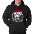 Silence! I Keel You Funny Hoodie Casual Street Style Fleece Fabric Pullover Sweatshirt for Women for Men, Perfect Gift...