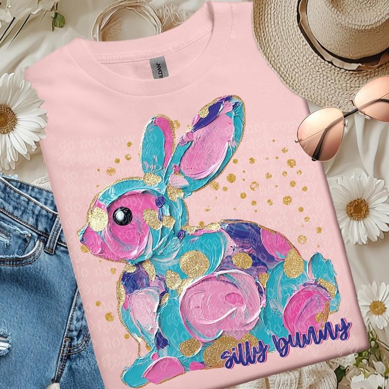 Silly Bunny DTF Transfers - THIS IS NOT A SHIRT Hoodie, Sweatshirt | GrindPrints.com