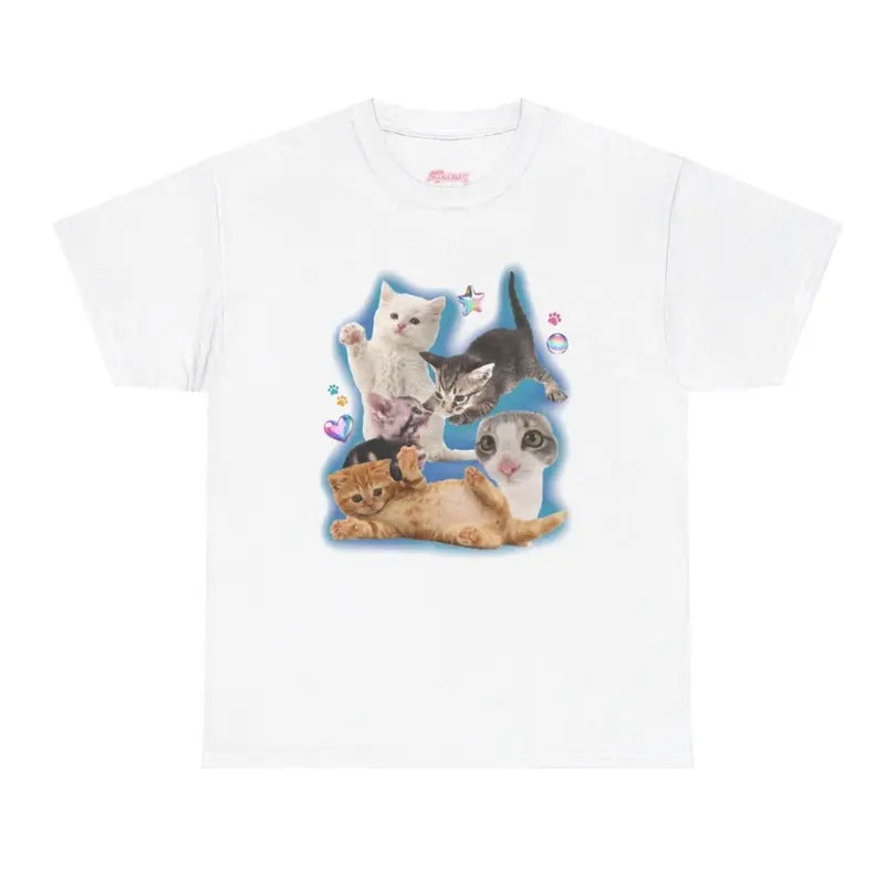 Silly Cat Shirt Tee 90s Cat Meme TShirt Hoodie, Sweatshirt | GrindPrints.com