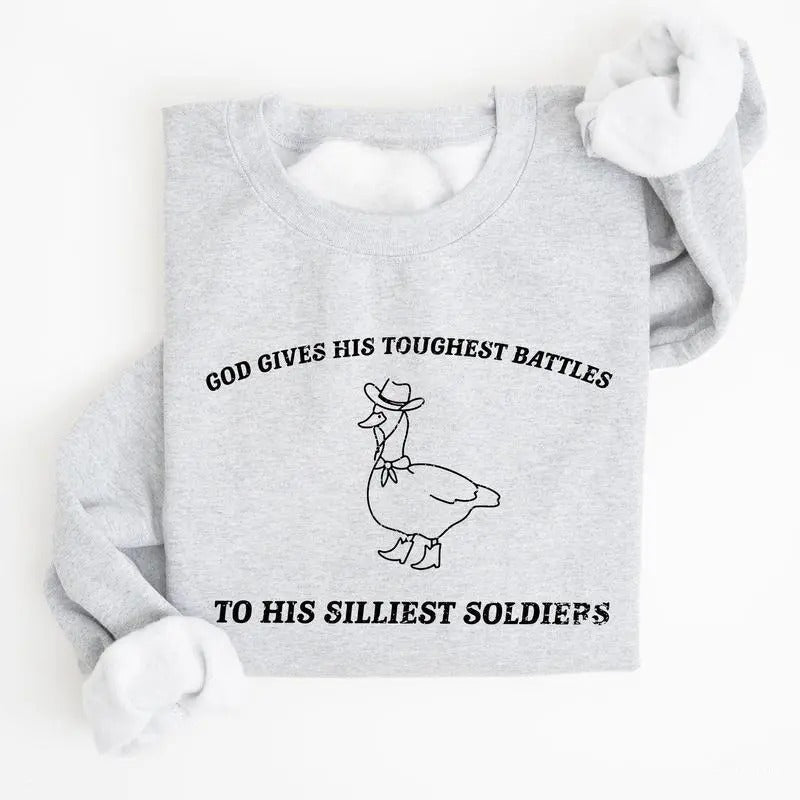 Silly Goose, Funny, Aesthetic Sweatshirt, Health, Funny,  Gift for Girl T-Shirts, Hoodie | GrindPrints.com