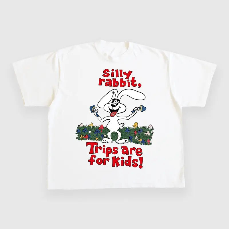 Silly Rabbit Trips Are For Kids CUSTOM PRINTED T-SHIRT Hoodie, Sweatshirt | GrindPrints.com