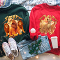 Simba and Nala Couple Couple Sweatshirt, Cute Cartoon T-Shirt, Valentine Movie Hoodie Shirt, Lion king | GrindPrints.com