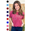 Simple Bow Graphic T-Shirt Hoodie, Sweatshirt | GrindPrints.com