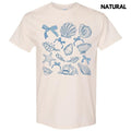 Simple Seashells Gildan Short Sleeve T-Shirt 'NLB' Hoodie, Sweatshirt | GrindPrints.com