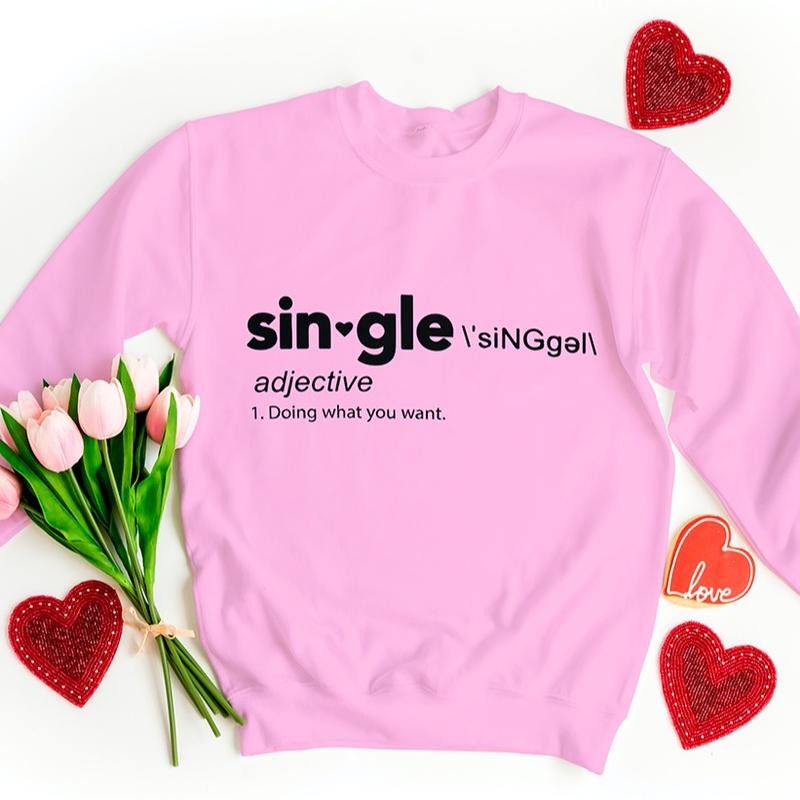 Single Sweatshirt - Doing What you want Casual Crewneck T-Shirts, Hoodie | GrindPrints.com