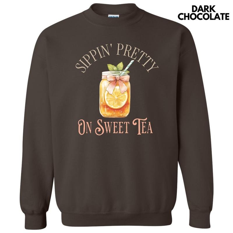 Sippin' Pretty Sweatshirt 'NLB' T-Shirts, Hoodie | GrindPrints.com