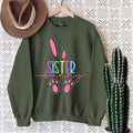 Sister Bunny Easter Hoodie, Sis Bunny Sweatshirt, T-Shirt, Hoodie | GrindPrints.com