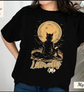 Sitting Wolf Literally Me Funny Meme Shirt, Wolf Meme Tee Hoodie, Sweatshirt | GrindPrints.com