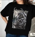 Sitting wolf shirt literally me funny meme tshirt Hoodie, Sweatshirt | GrindPrints.com
