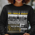 Six Triple Eight 6888th Shirt, Battalion Women's Army Corps Black Female Sweater, Battalion WW2 WAC Military, History...