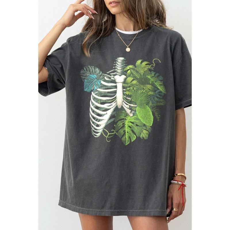 Skelet0n Pl@Nt Body Cotton Shirt T-Shirts, Hoodie, Sweatshirt