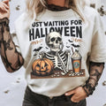 Skeleton  Halloween T-Shirt DRG, Retro halloween T-Shirt DRG, female skeleton T-shirt Hoodie, Sweatshirt | GrindPrints.com