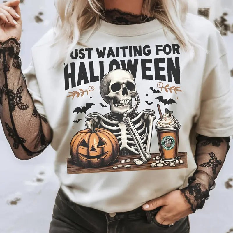 Skeleton  Halloween T-Shirt DRG, Retro halloween T-Shirt DRG, female skeleton T-shirt Hoodie, Sweatshirt | GrindPrints.com