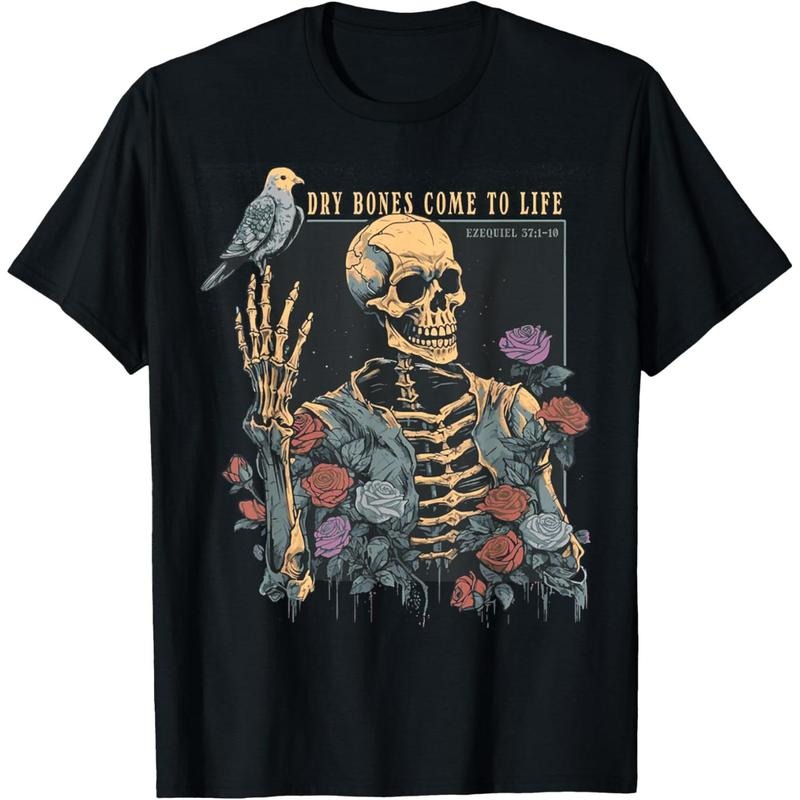 Skeleton Dry Bones Come To Life T-Shirt made in usa Hoodie, Sweatshirt | GrindPrints.com