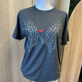 Skeleton Hands with Heart Valentine Day Tee - LIMITED QUANTITIES Hoodie, Sweatshirt | GrindPrints.com