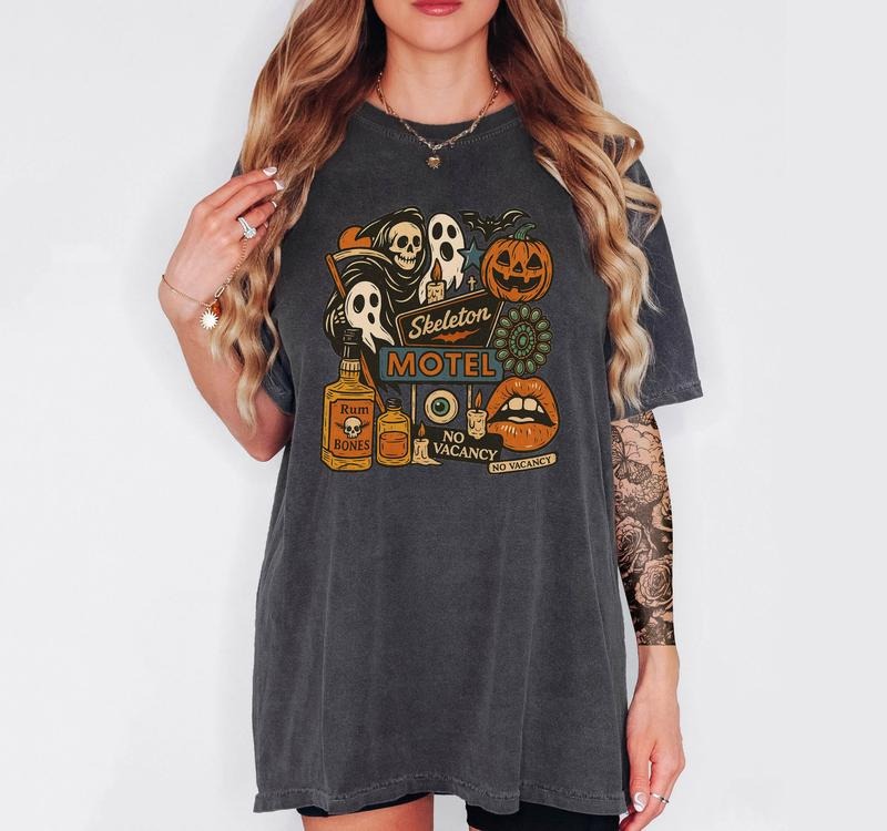 Skeleton Motel Funny Comfortable Shirt T-Shirts, Hoodie, Sweatshirt