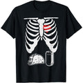 Skeleton Pregnancy Taco Beer Xray Halloween Soon Dad T-Shirt made in usa Hoodie, Sweatshirt | GrindPrints.com