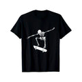 Skeleton Print Men's Cotton T-shirt, Graphic Tee Men's Outdoor Clothes, Men's Halloween Clothing, Casual Short Sleeve...