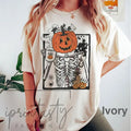 Skeleton Pumpkin Shirt, Halloween Coffee T-Shirt, Womens Fall Fashion shirt, HALLOWEEN Coffee t-shirt Hoodie, Sweatshirt