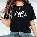 Skeleton Registered Nurse Halloween Nurse Shirt Skeleton Fall Nursing Registered Nurse Halloween Nurse Healthcare Shirt T-Shirts, Hoodie, Sweatshirt