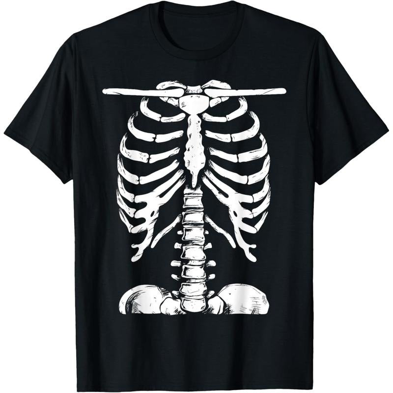 Skeleton Rib Cage Gifts Men Women Halloween Costume Skeleton T-Shirt made in usa Hoodie, Sweatshirt | GrindPrints.com