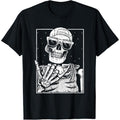 Skeleton Rock Hand Halloween Costume Cool Rock Music Rocker T-Shirt made in usa Hoodie, Sweatshirt | GrindPrints.com