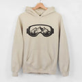 Ski Hoodie | Snow Goggles Hooded Sweatshirt | Snow Boarding Clothing | Winter Sweater | Mens Sweatshirt | Ladies Pullover...