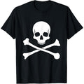 Skull and Crossbones Pirate T-Shirt made in usa Hoodie, Sweatshirt | GrindPrints.com