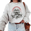 Skull Fish Dark Fishing Adventure Vintage Country Fisherman Fisherman Cotton Womenswear T-Shirts, Hoodie, Sweatshirt