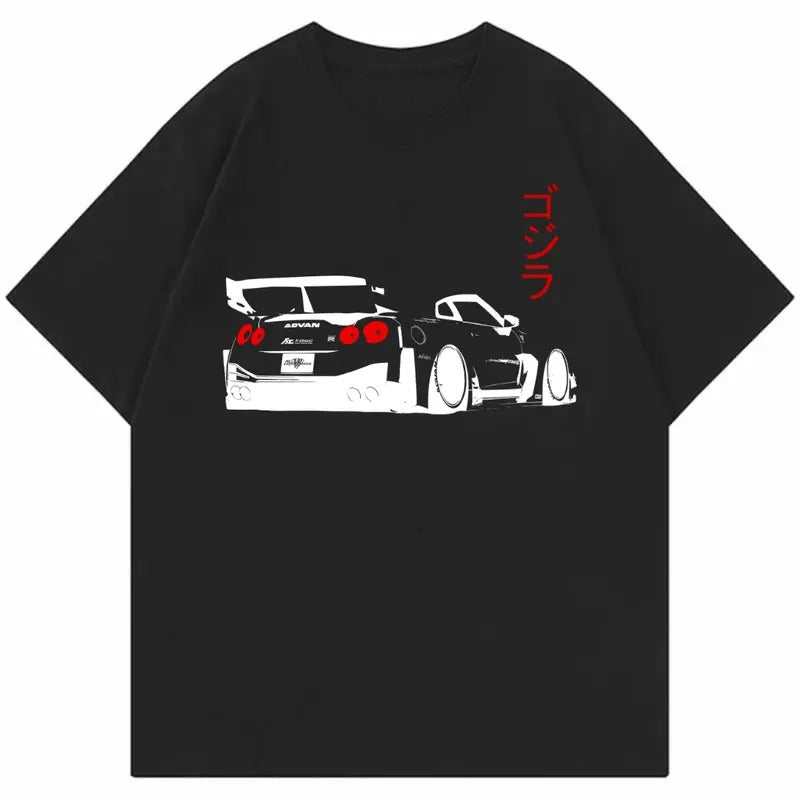 Skyline JDM R35 R34 Japanese Showroom Race Car T-Shirt , Car Guy Gift, Boyfriend Drift Gift, JDM Enthusiast Gift, Best...